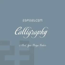 Calligraphy script